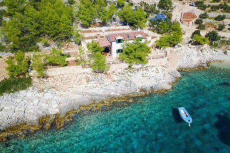 Villa de luxe isolée en bord de mer Golubinka Hvar Zastražišće